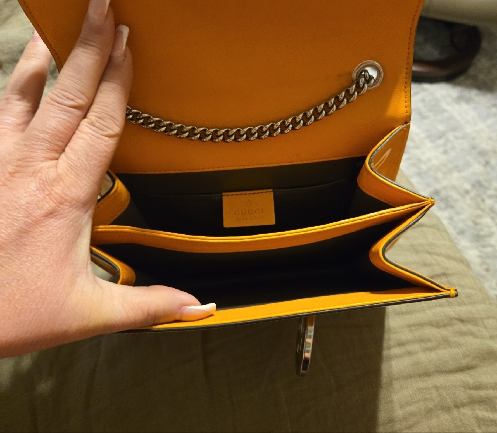 Gucci Orange Crossbody Bag with Silver Hardware...AUTHENTIC - Picture 2 of 5